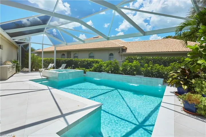 The courtyard pool allows for plenty of privacy!