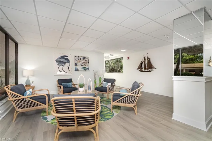 Beautifully renovated lobby