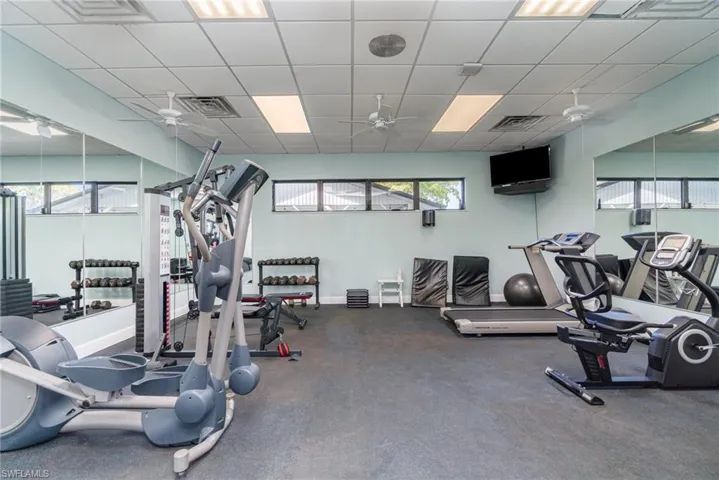 State of the art gym equipment