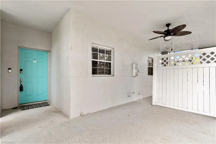 spacious patio large enough to entertain guests