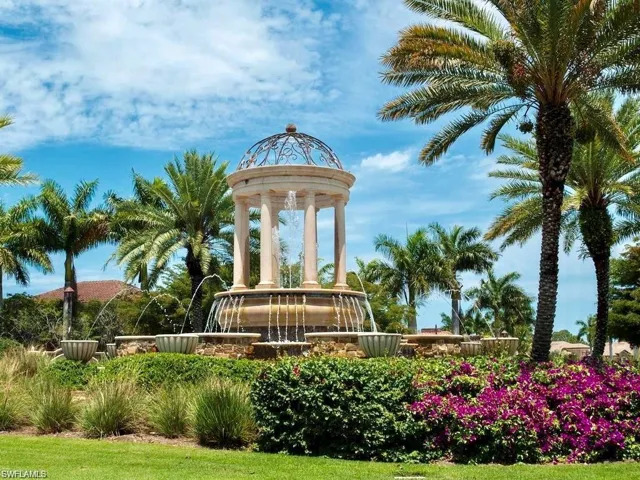 One of Many Beautiful Fountains Within Treviso Bay