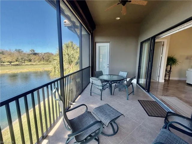 No-See-Um Screened Lanai with Electric Storm Smart Shutters for Additional Protection