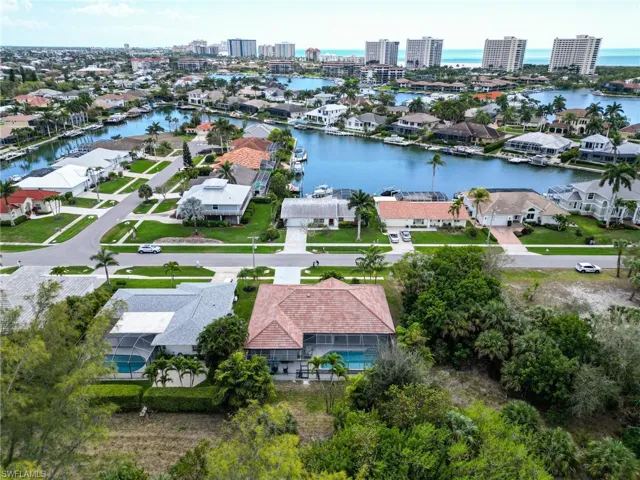 View of urban area with a nearby body of water and nearby suburban area