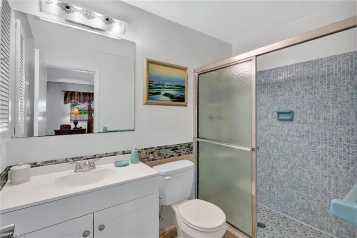The Primary Bathroom is attached to the Primary Bedroom