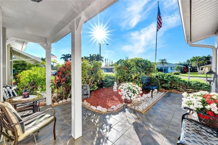View of patio