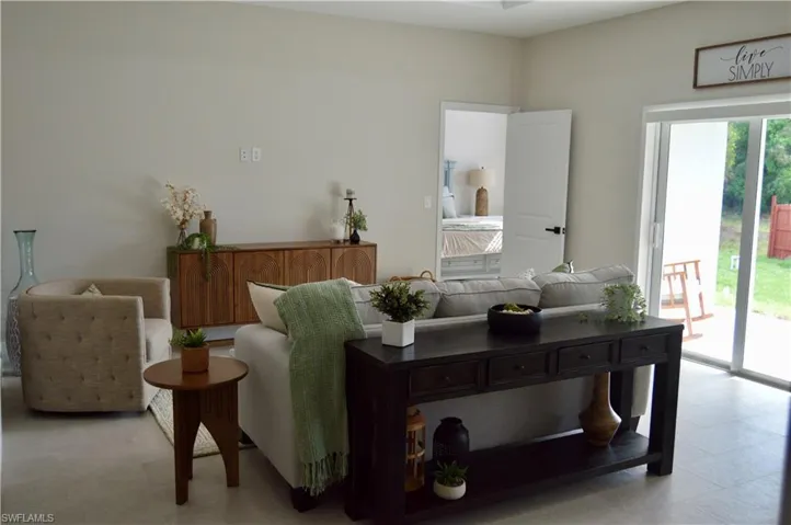 View of living room