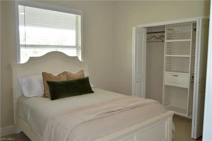 Bedroom with a closet