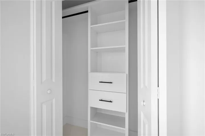 View of closet