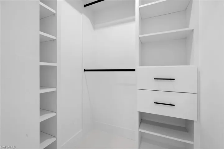 View of spacious closet