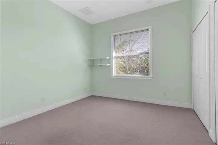 View of smaller Bedroom, canal side