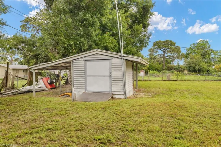 View of shed