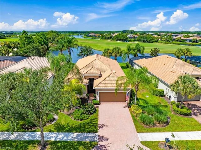 Welcome Home to this water and golf course view!