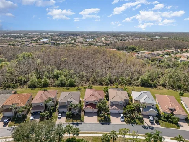 Bird's eye view of the natural preserve on the back of the house, which is home for all sorts of Florida wildlife.