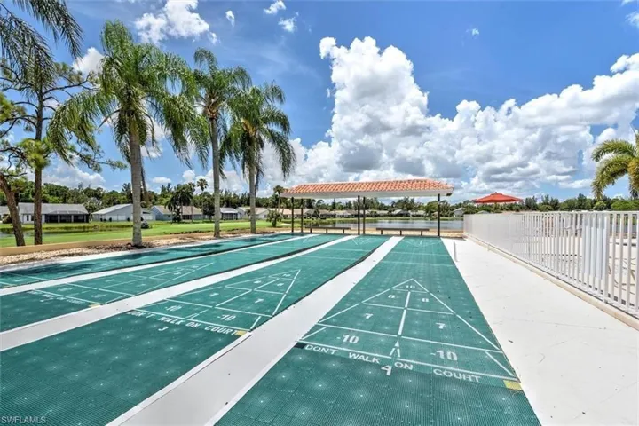 Surrounding community featuring shuffleboard
