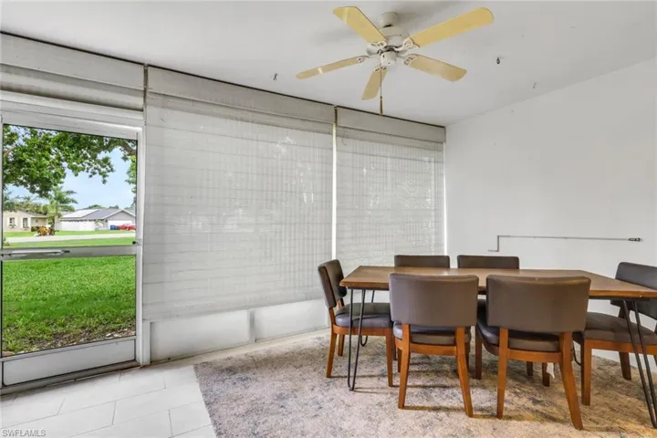 Screened lanai