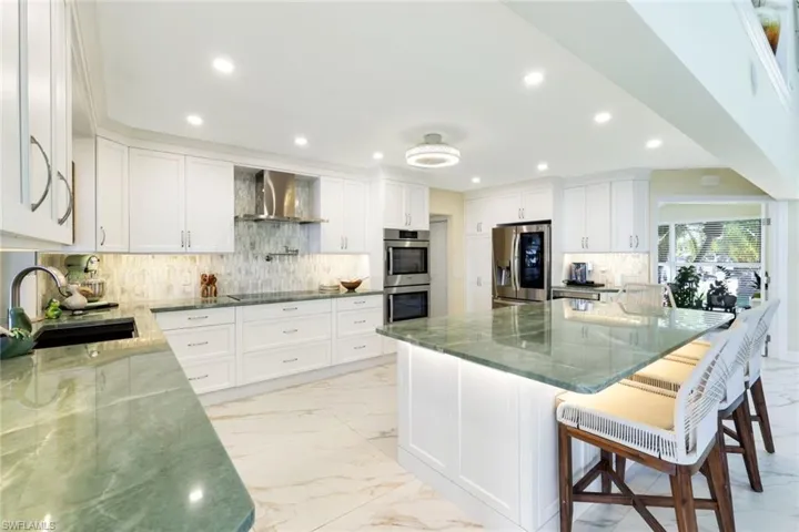 Chef's Kitchen with Brazilian Quartzite Countertops