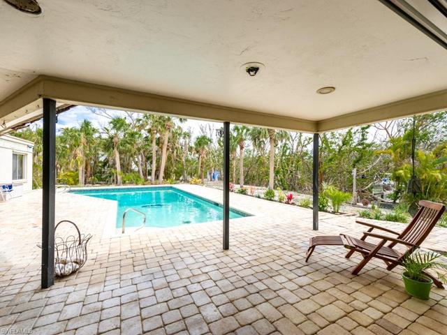 View of Pool from Covered Patio