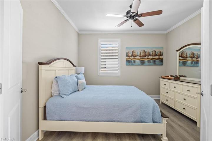 The den space is being used as a third bedroom