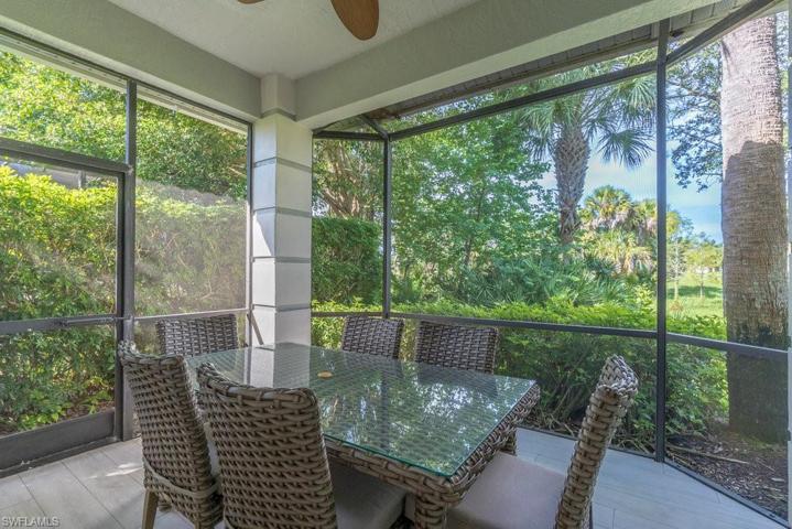 Your second lanai overlooks the golf course with plenty of privacy!