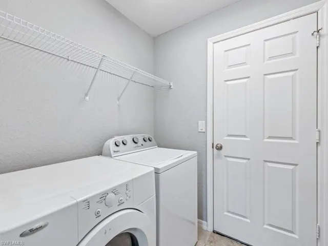 Laundry inside residence!