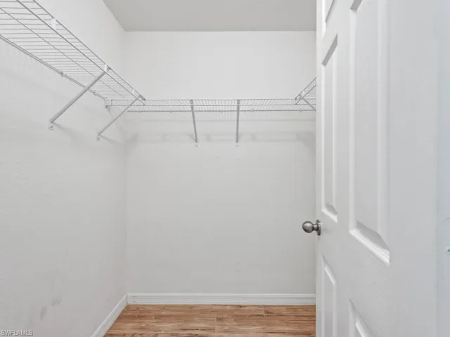 Master walk in closet