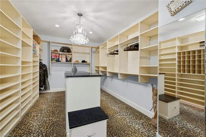 Primary closet