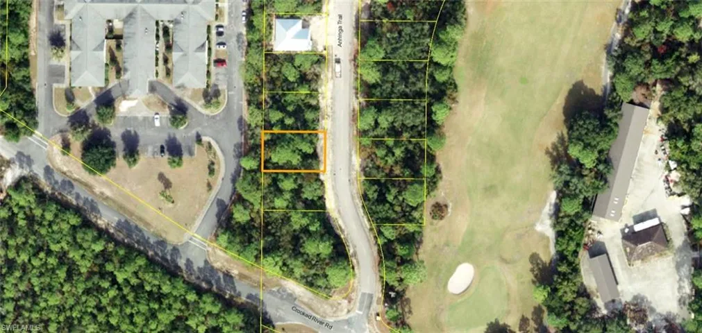 Aerial Map. Illustrating the property's location relative to surrounding land parcels and structures