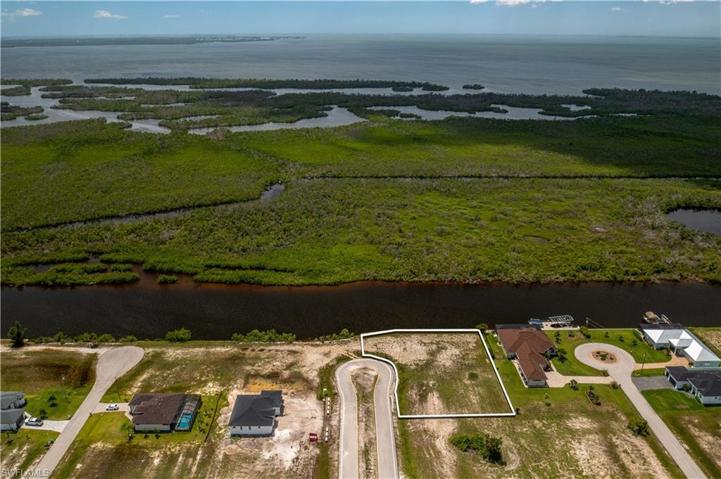 Western View of the Gulf and north end of Pine Island