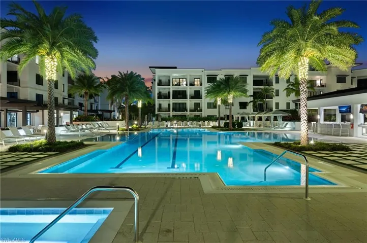 Community Pool - Night View 3