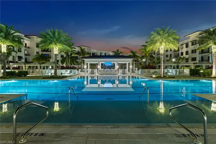Community Pool - Night View 1