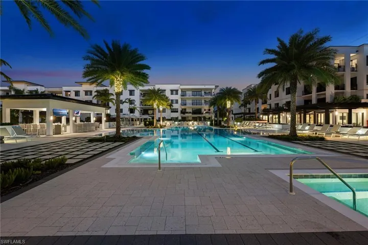 Community Pool - Night View 2