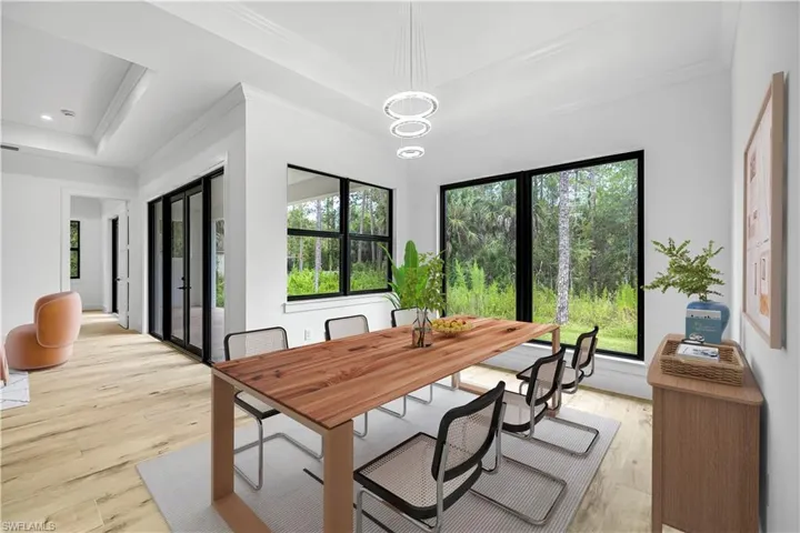 Picture digitally staged from a model home