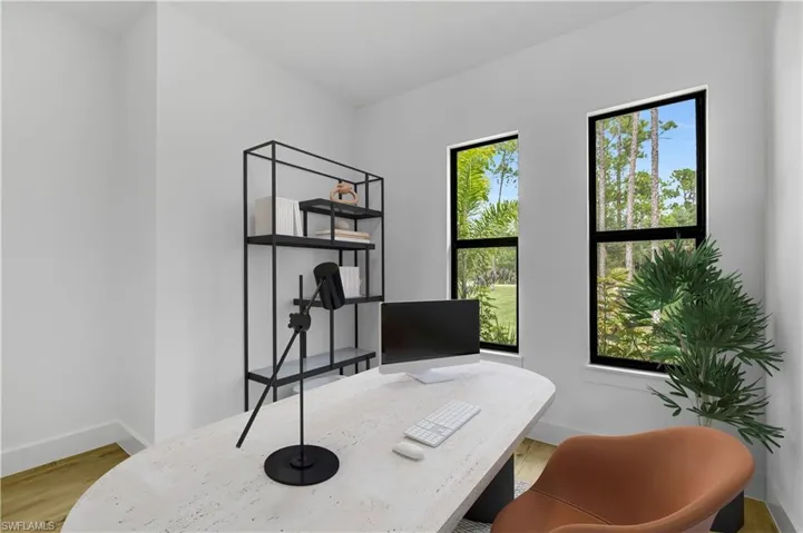 Picture digitally staged from a model home