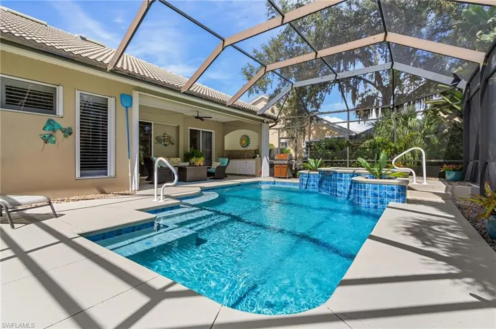 Repainted pool area and newly tiled and resurfaced pool