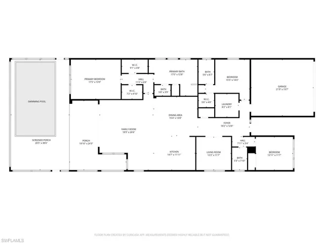 Actual Floor Plan with Dimensions