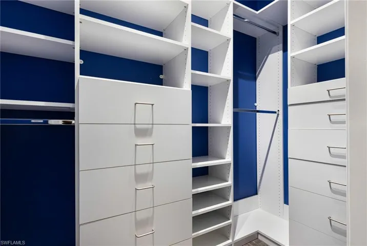 View of spacious closet