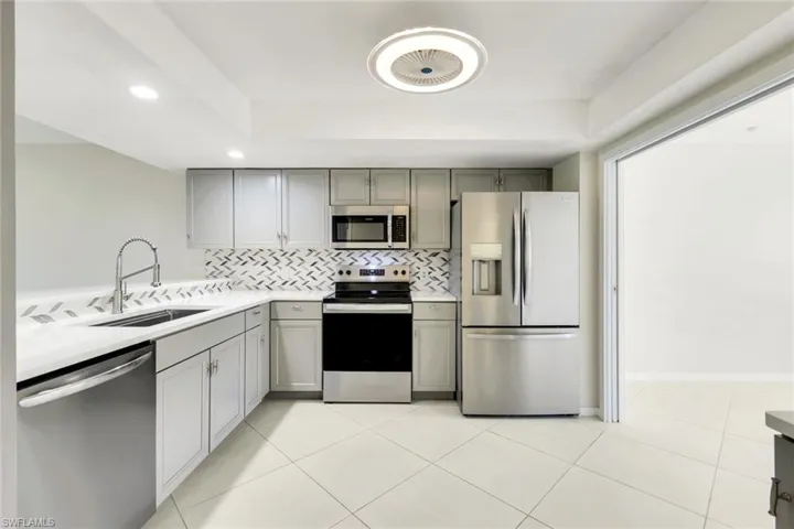 Lovely SS Appliances, Quartz Counter
