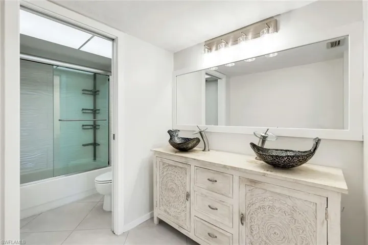 Vessel Sinks Dual Vessel Sinks with Large Lighted Mirror