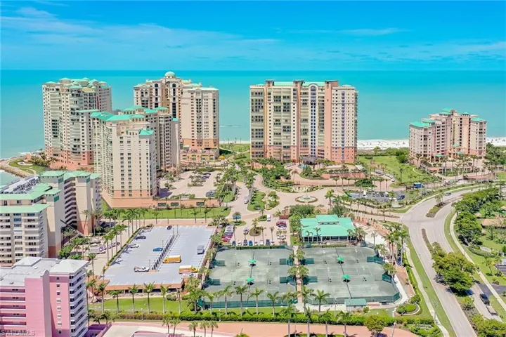 View of urban area featuring a nearby body of water