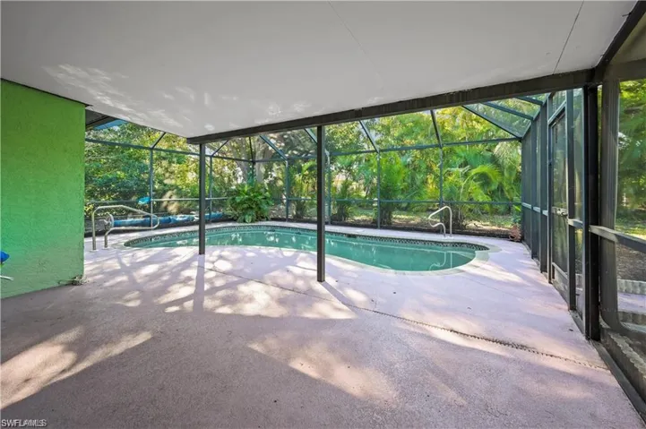 View of pool