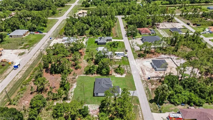 Aerial view of property's location