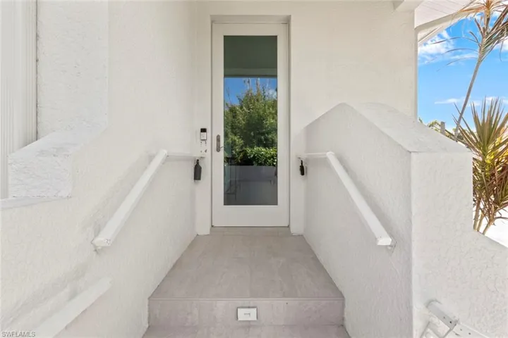 Beautiful Glass door front entrance