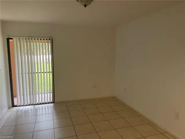 View of tiled empty room