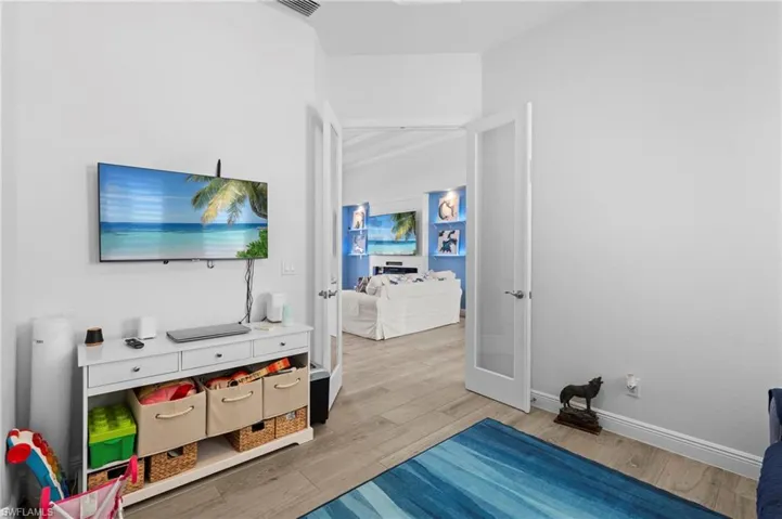 Bedroom featuring light hardwood / wood-style flooring