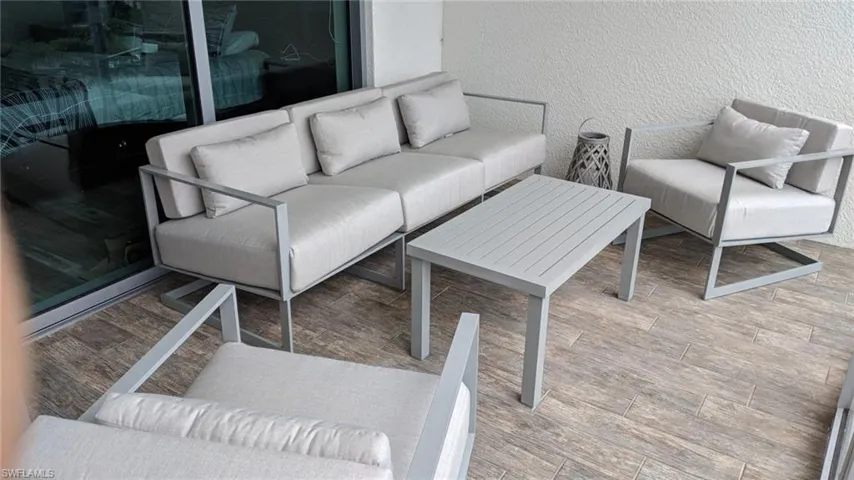 Balcony with outdoor lounge area