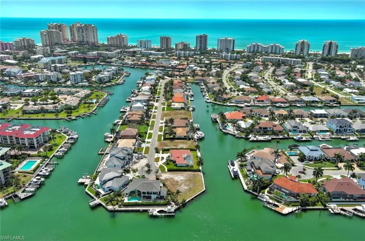 Bird's eye view featuring a city view, a residential view, and a water view