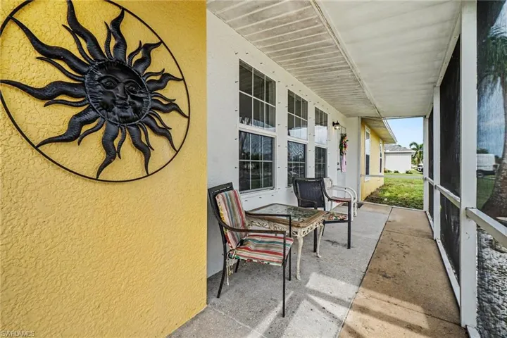 Enjoy your front screened porch