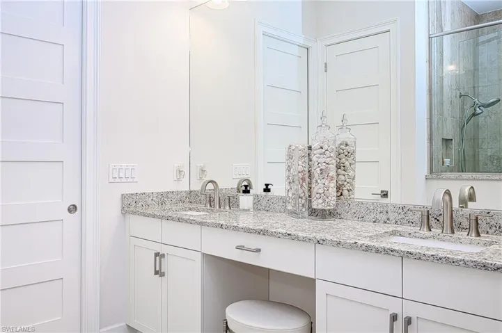 Master Bathroom featuring vanity and walk in shower