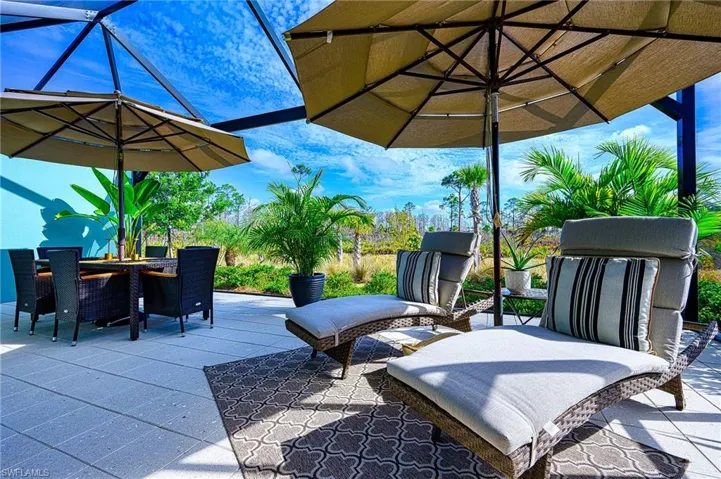 View of patio