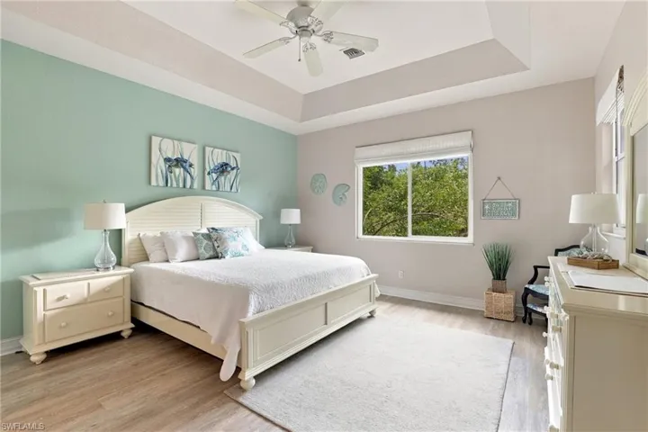Spacious main suite